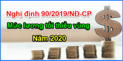 Nghị định 90/2019/NĐ-CP về lương tối thiểu vùng 2020