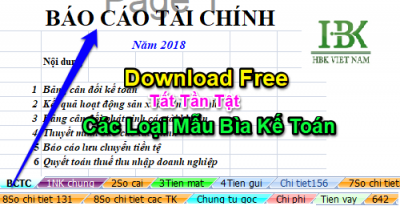 File Excel mẫu bìa sổ sách kế toán